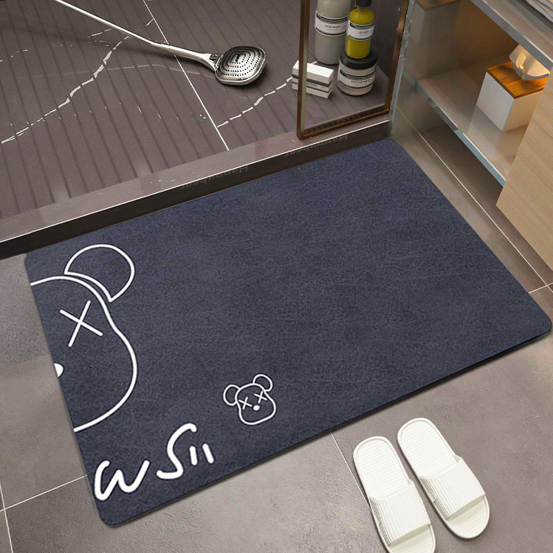 Cartoon-Themed Absorbent Bath Mat Kalsten