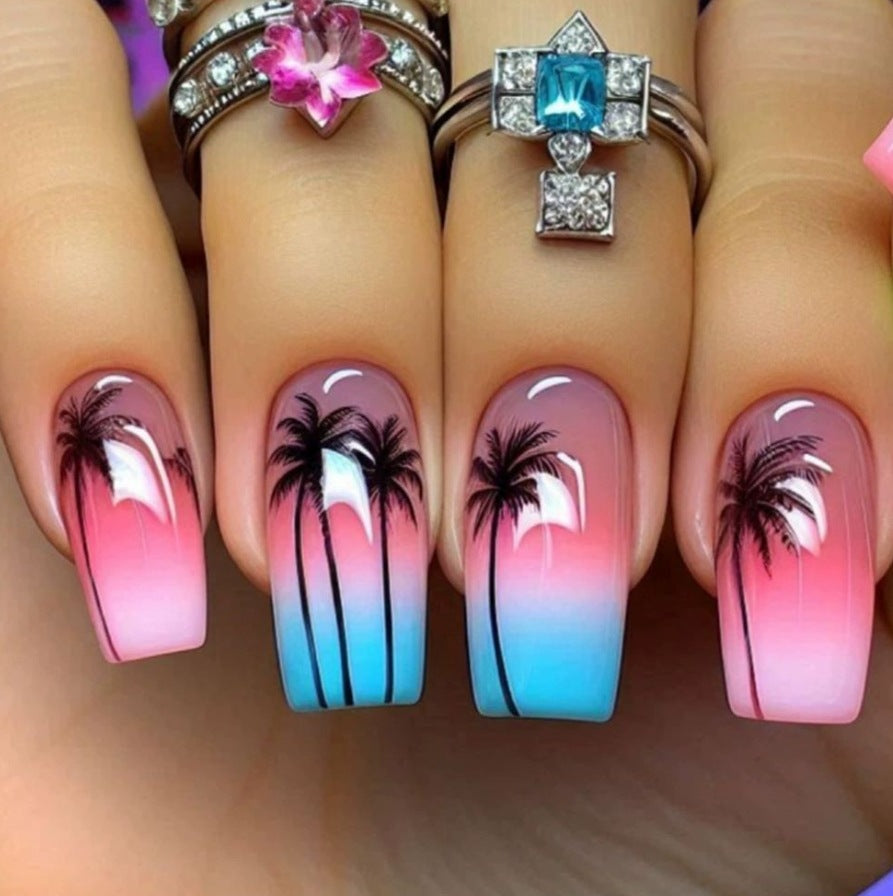 Floral Gradient Nail Art Kit Kalsten