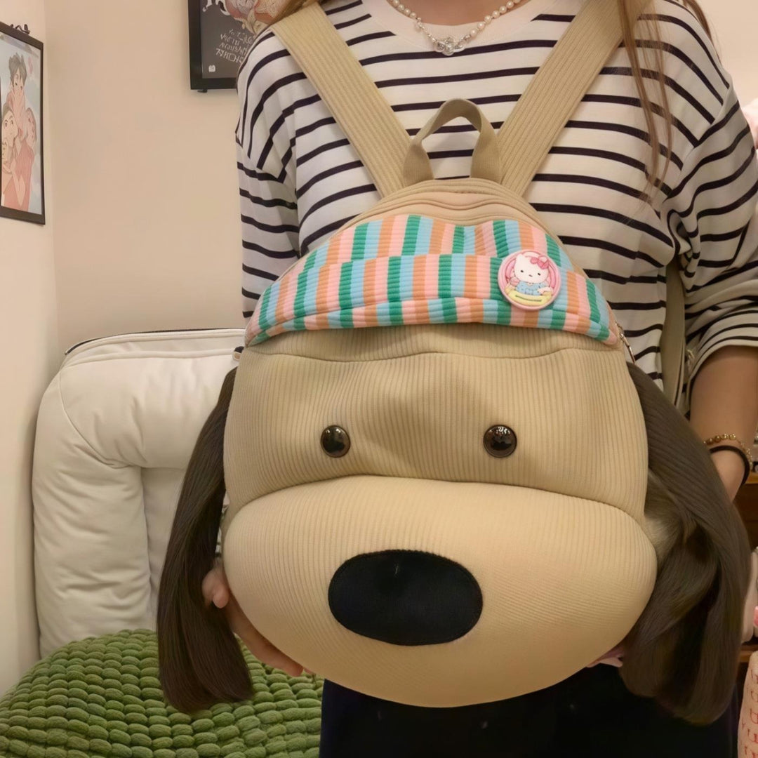 Backpack in playful animal design with ergonomic shoulder straps Kalsten
