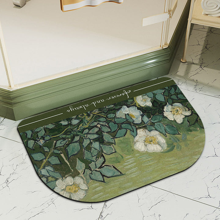 Artistic Shower Floor Mat