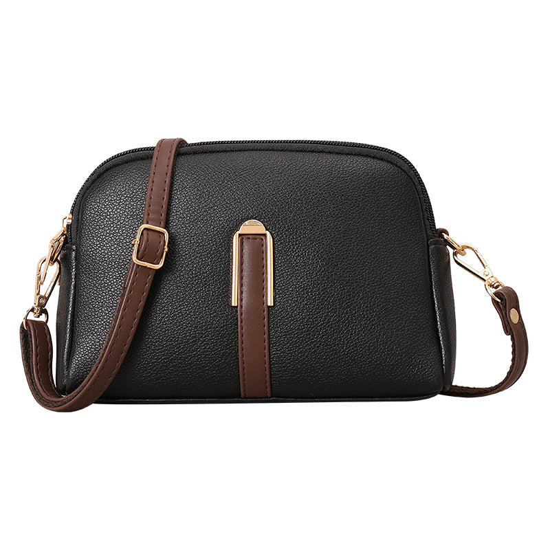 Elegant Multi-Pocket Crossbody Handbag