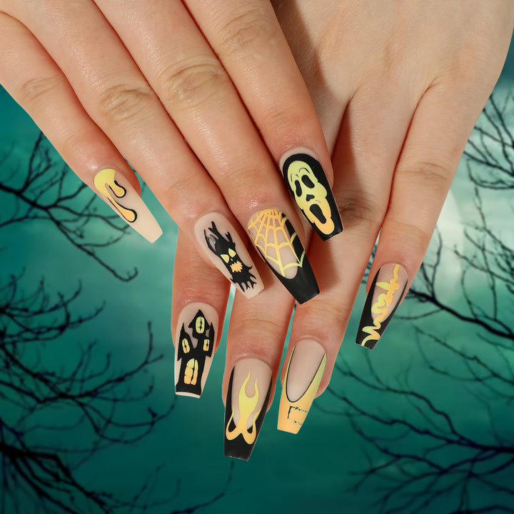 Creative Halloween Nail Art Kalsten