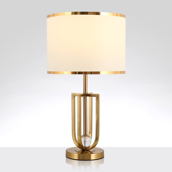 Modern Decorative Table Lamp with Gold Accents