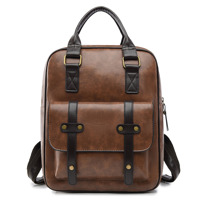 Vintage Leather Multi-Functional Backpack Kalsten