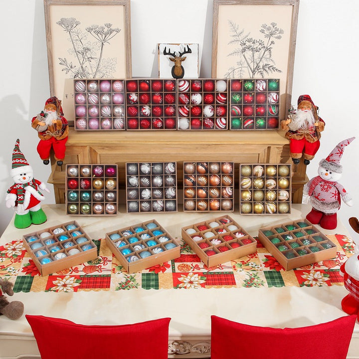 Shatterproof Decorative Holiday Baubles Set Kalsten