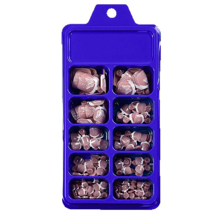 Elegant Butterfly Nail Art Press-On Set