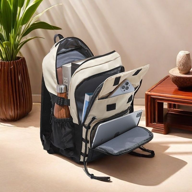 Fashionable Multi-Compartment Backpack Kalsten