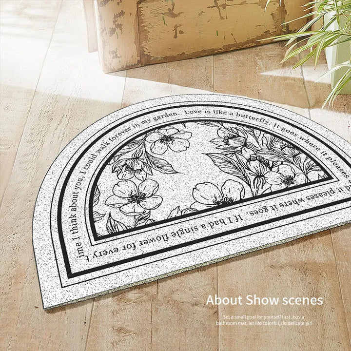 Inspirational Quote Welcome Mat