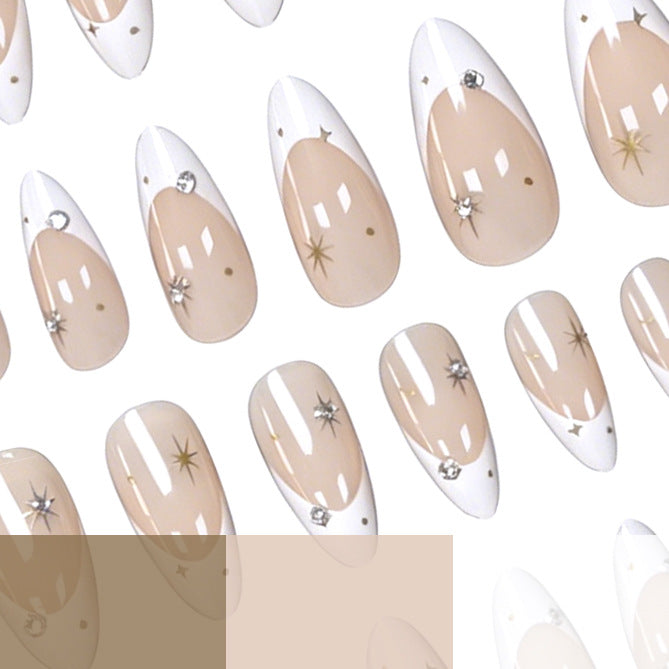 Elegant Accented Stiletto Nail Art Enhancements Kalsten