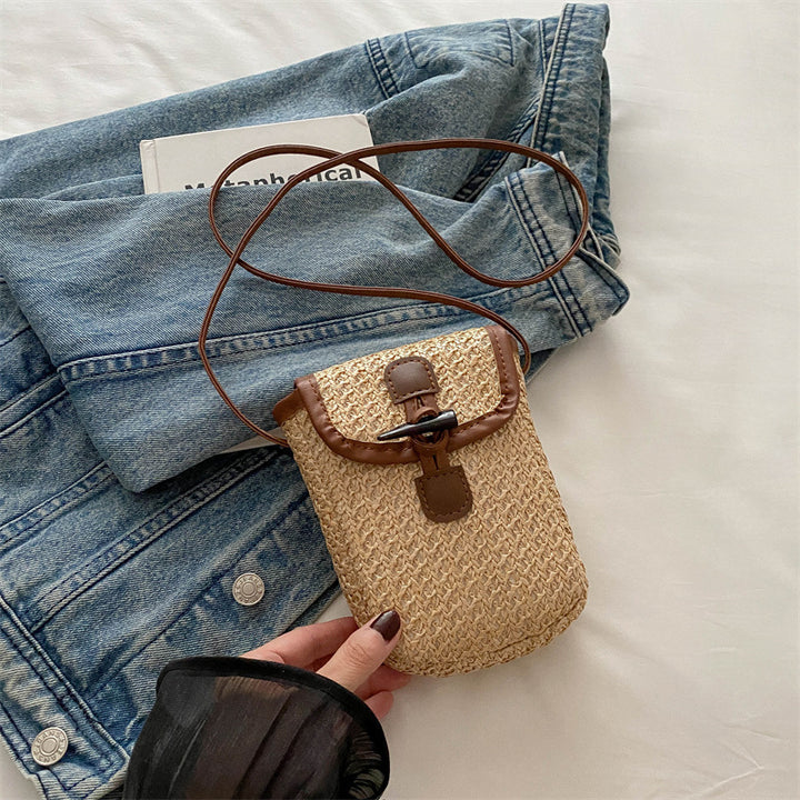 Colorful Woven Crossbody Bag Kalsten