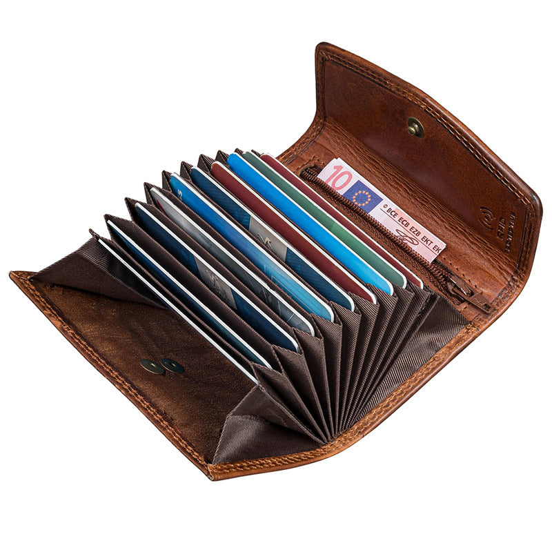 Accordion Style Leather Organizer Wallet Kalsten