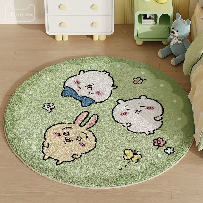 Cartoon-Themed Plush Area Rug