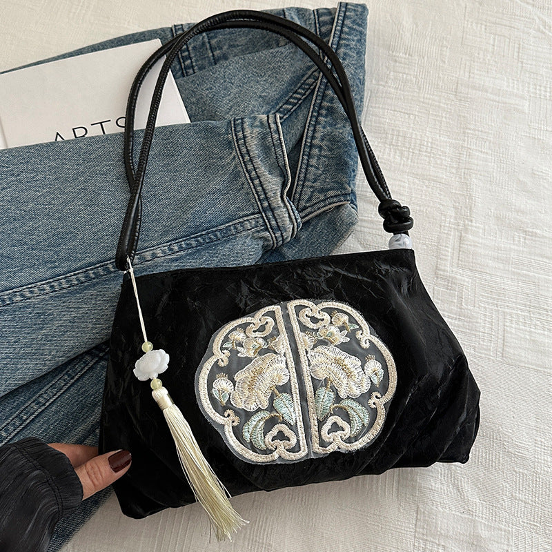 Elegant Embroidered Evening Handbag