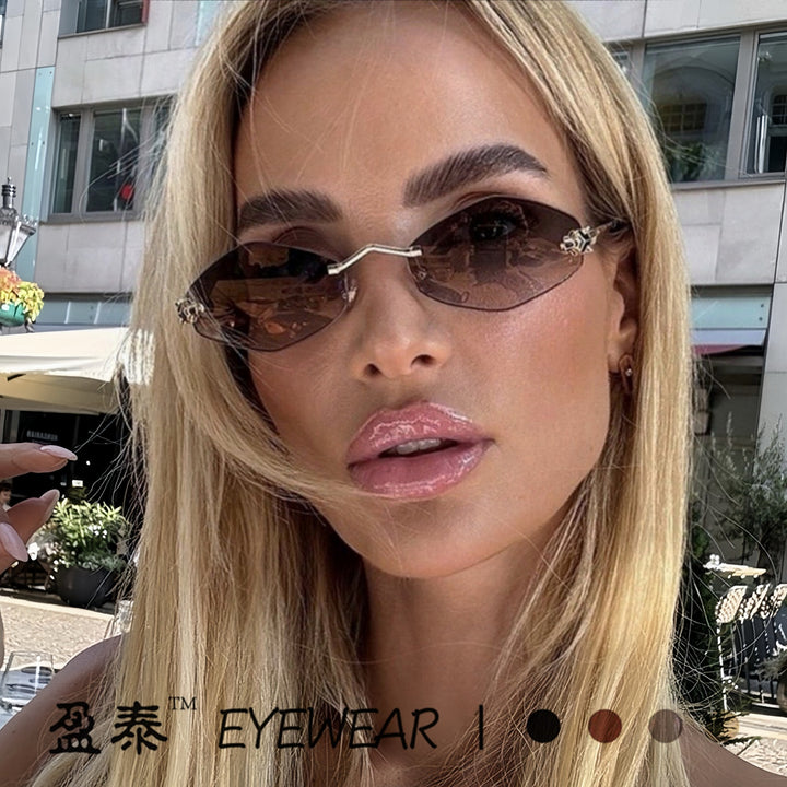 Women's Cat-Eye Sunglasses with Luxurious Pearl Frame and Polarizing Lenses Kalsten