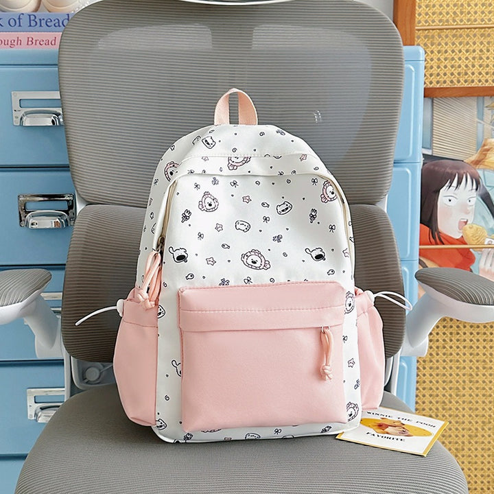 Playful Bunny Ears Printed Backpack Kalsten
