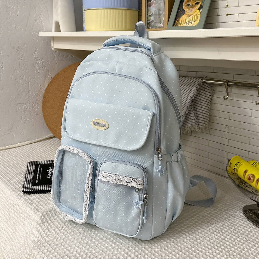 Stylish Multi-Pocket Patterned Backpack Kalsten