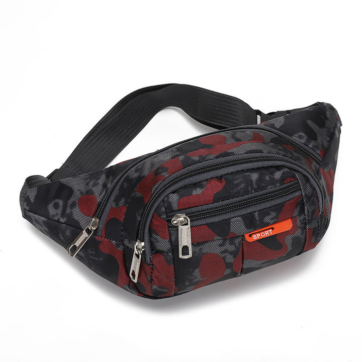 Sporty Multi-Compartment Fanny Pack