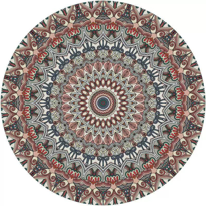 Round Vintage Area Rug