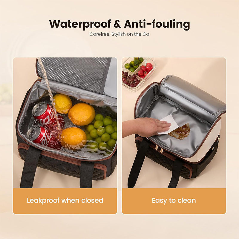 Insulated Multi-Compartment Lunch Carrier Kalsten