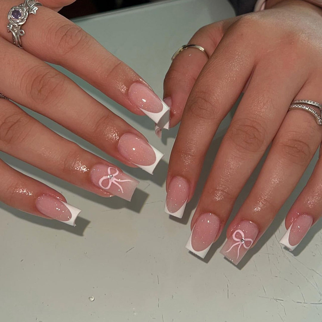 Artful Nail Art with Bow Accents Kalsten