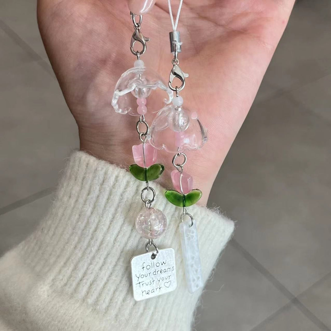 Decorative Floral Pendant Keychain Kalsten