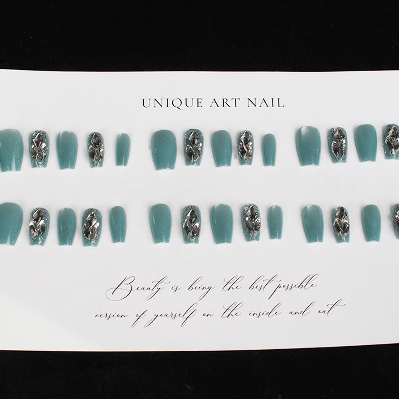 Glamorous Metallic Accent Press-On Nails
