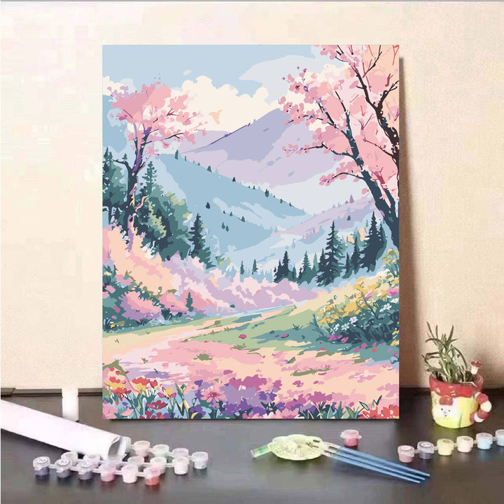 Scenic Landscape Paint by Numbers Kit Kalsten