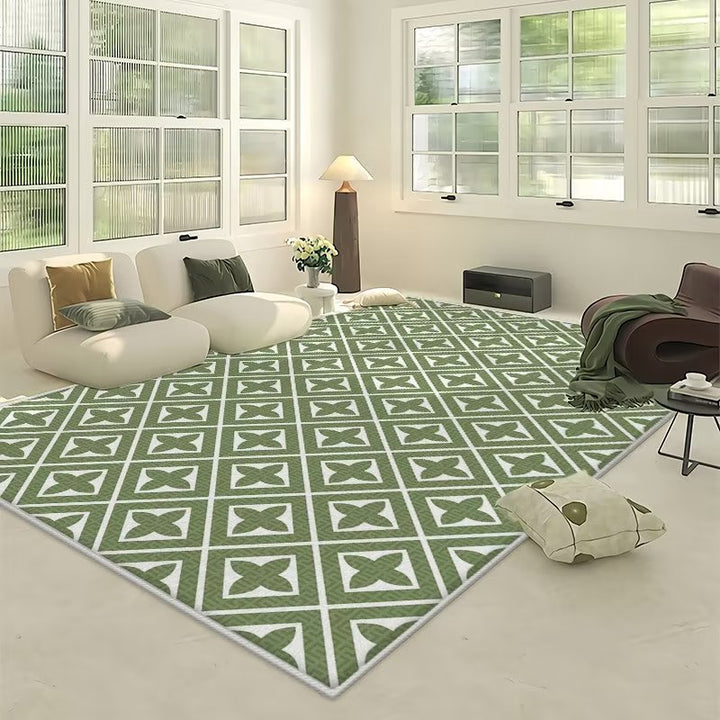 Geometric Pattern Area Rug Kalsten