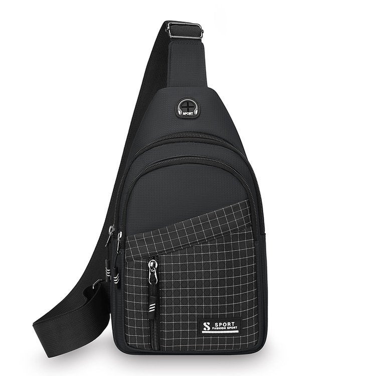 Compact Multi-Pocket Sports Sling Bag