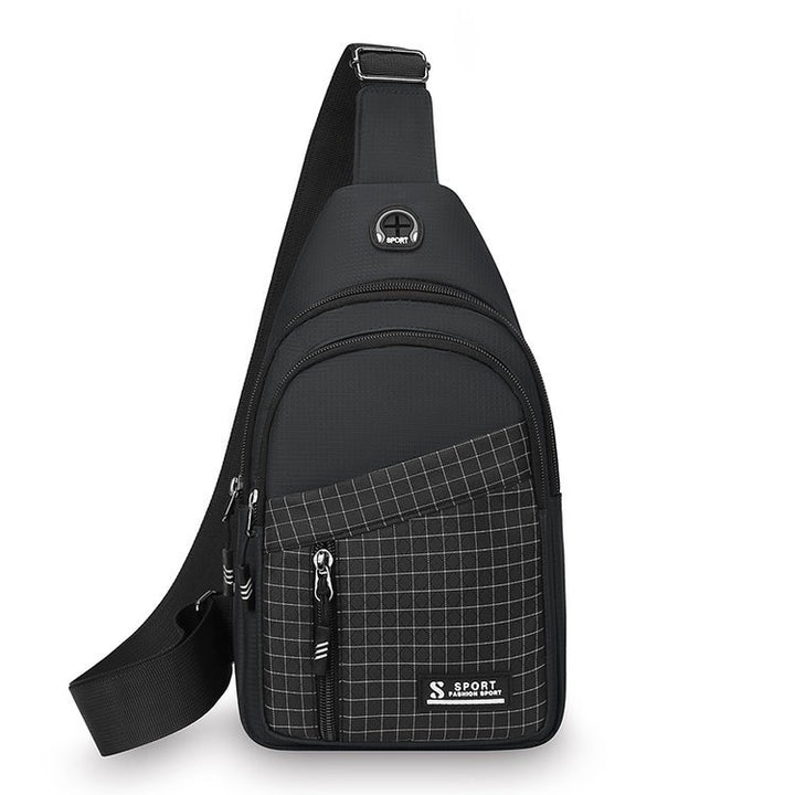 Compact Multi-Pocket Sports Sling Bag