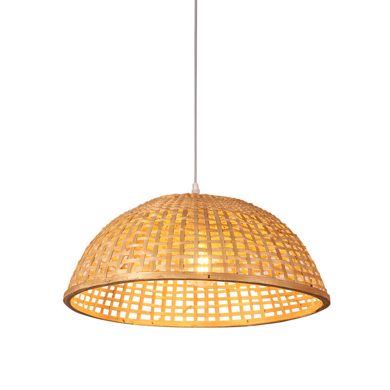 Woven Bamboo Ceiling Lamp