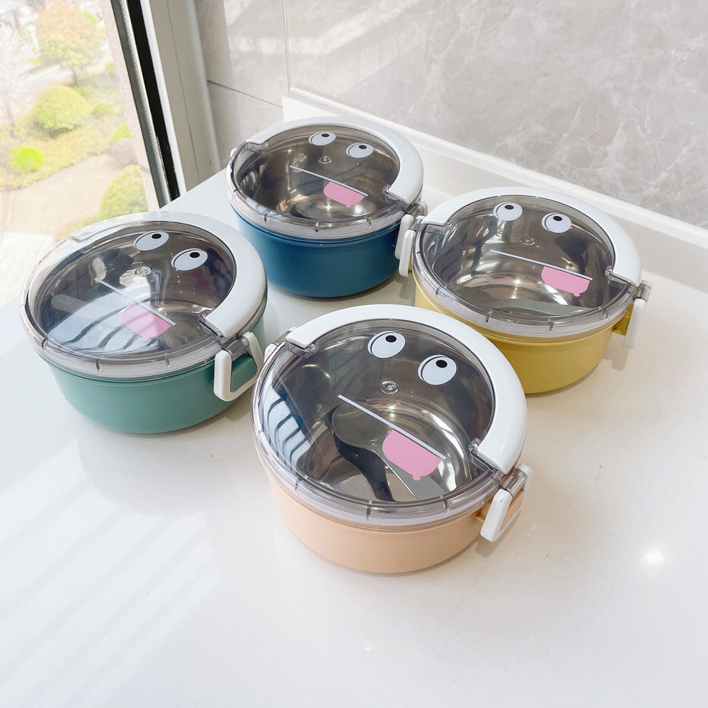 Playful Face Design Food Storage