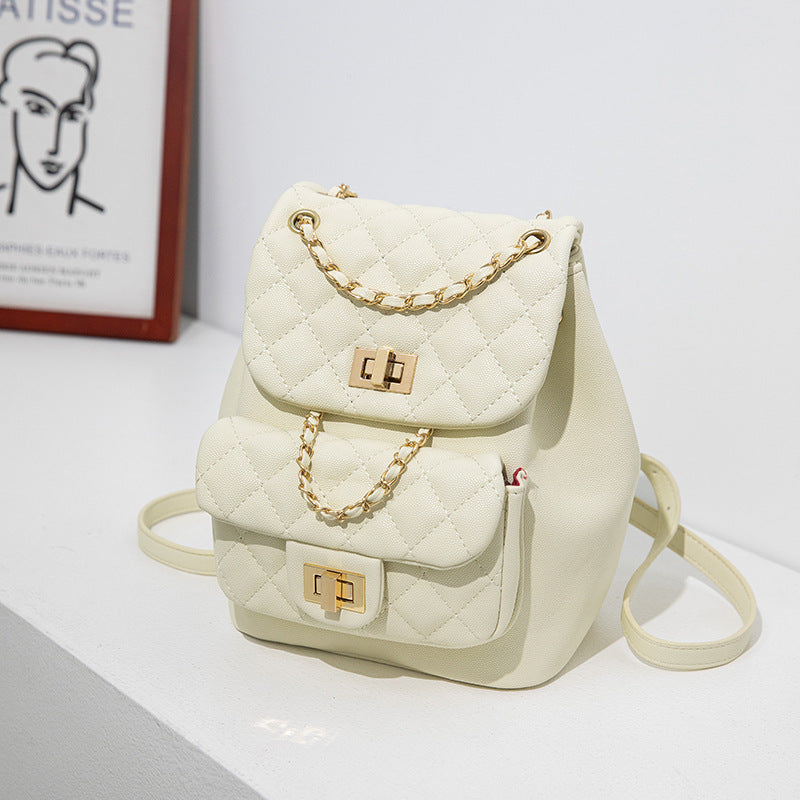 Chic Quilted Mini Backpack Purse