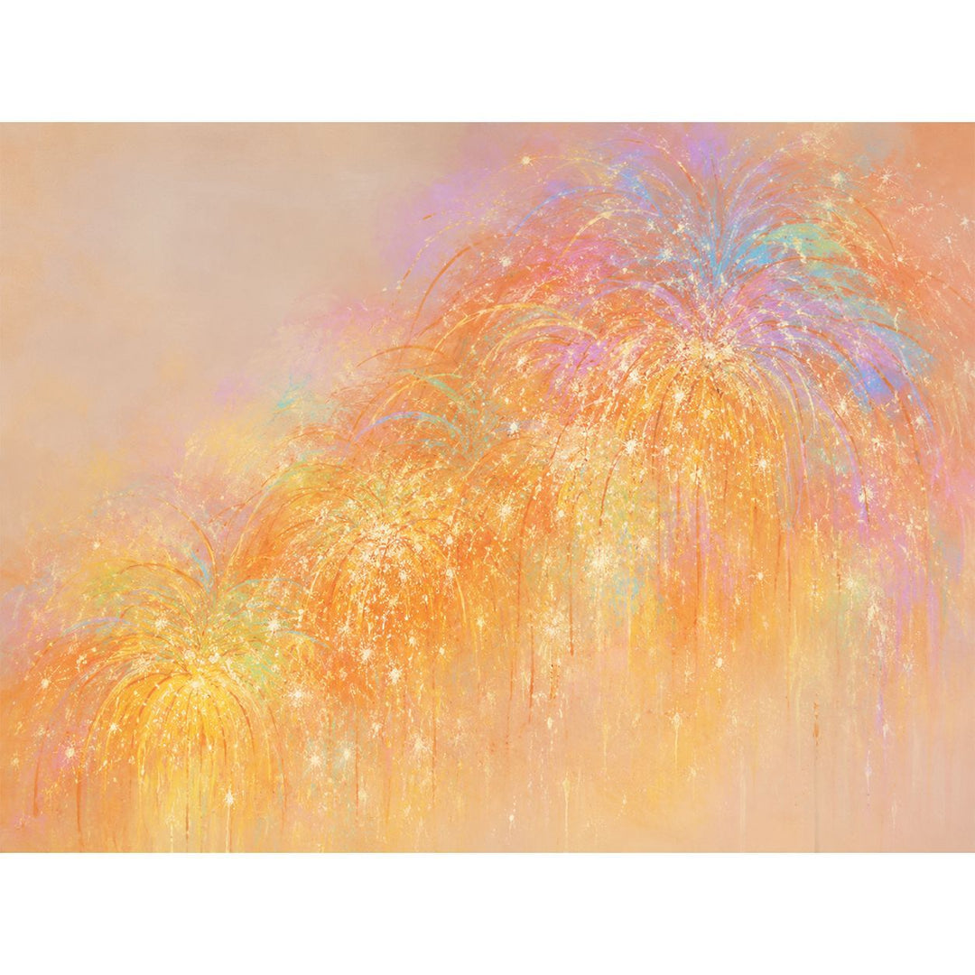 Abstract Glittery Canvas Artwork