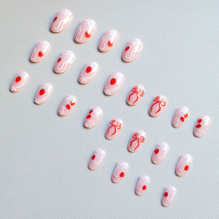 Artistic Strawberry Nail Art Kit