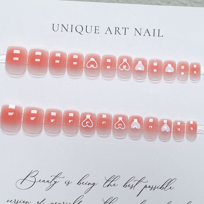 Decorative Heart Nail Art