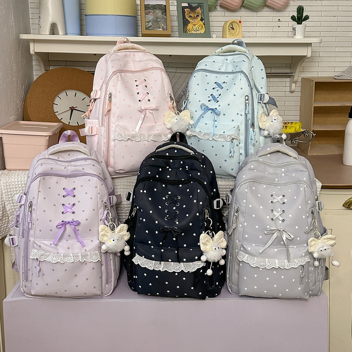 Decorative Star-Patterned Backpack Kalsten 1791205780
