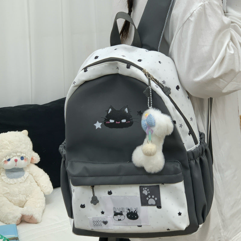 Cute Cat-Themed Backpack Kalsten