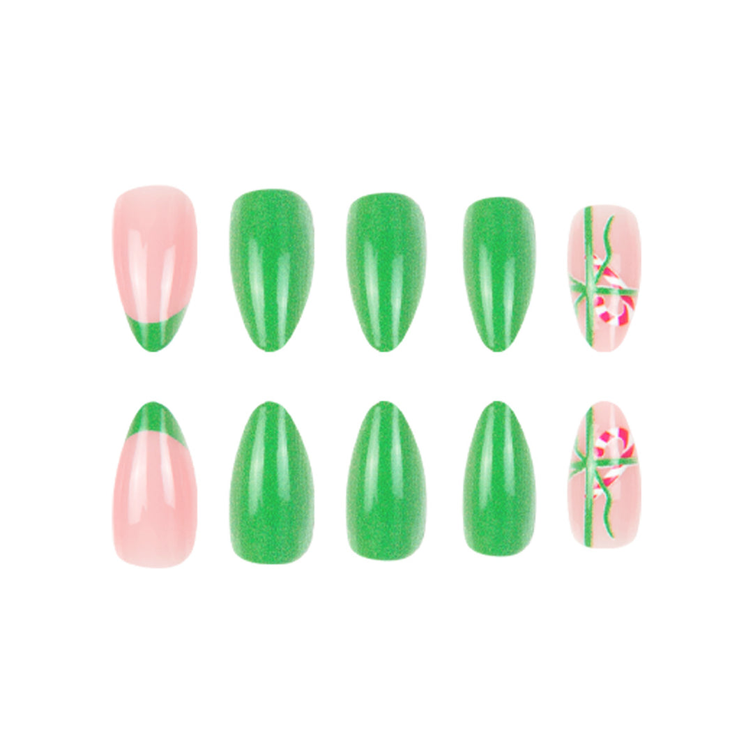 Elegant Floral-Themed Nail Design Kalsten