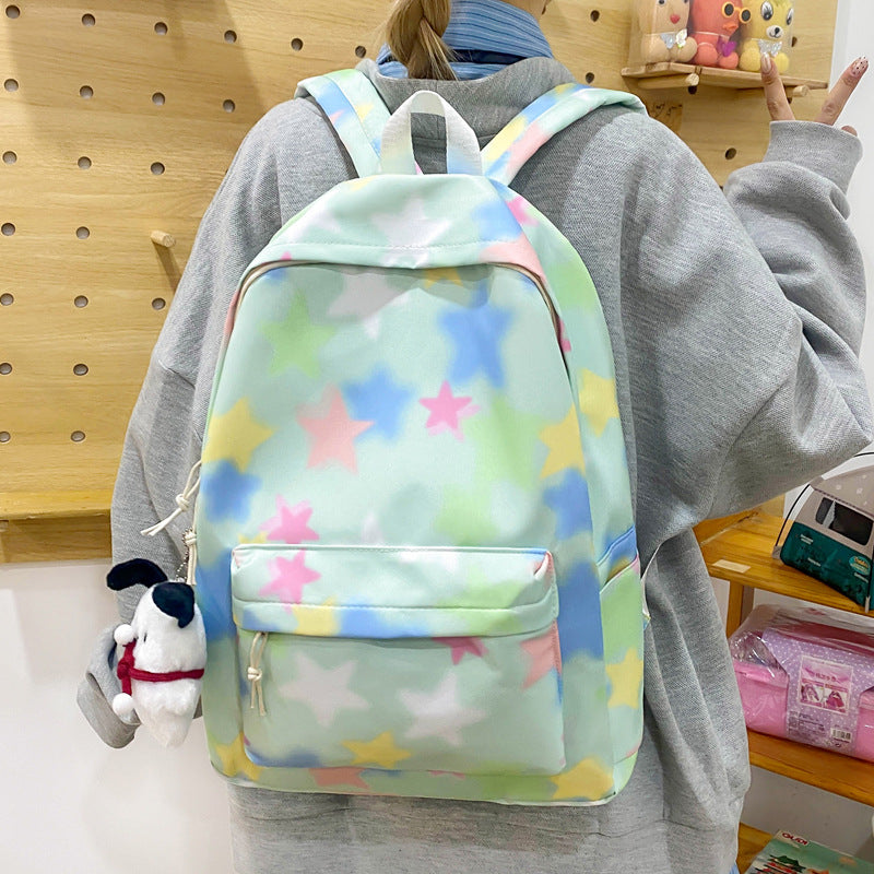 Colorful Star Print Backpack Kalsten
