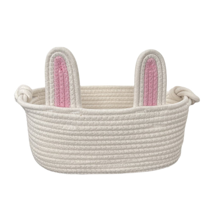 Ladies Playful Storage Basket with Bunny Ears Kalsten