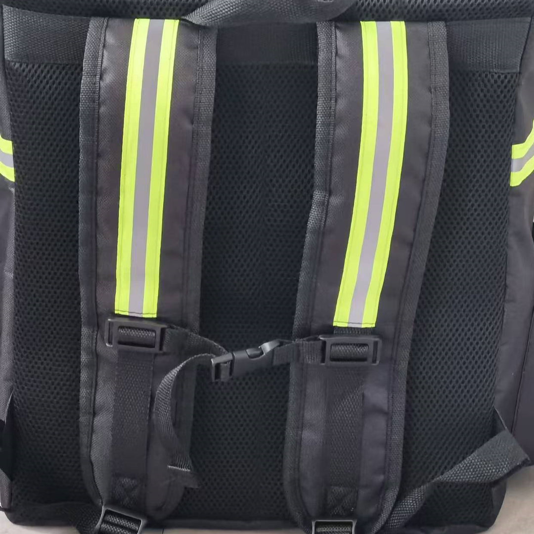 Unisex nan insulated delivery backpack with thermal insulated box, reflective stripes and extra sturdy bottom Kalsten