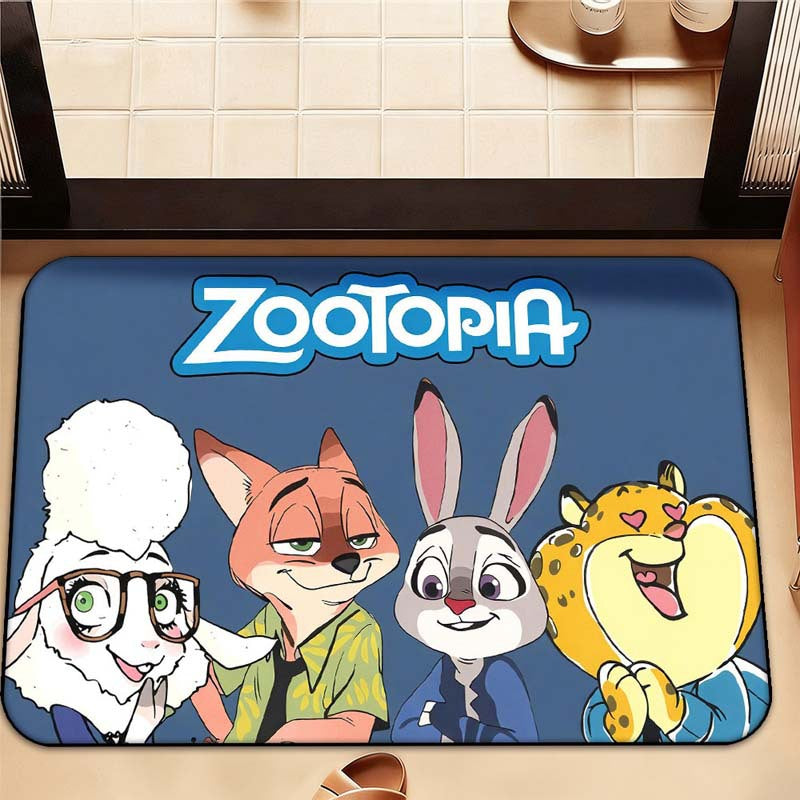 Cartoon-Themed Area Mat