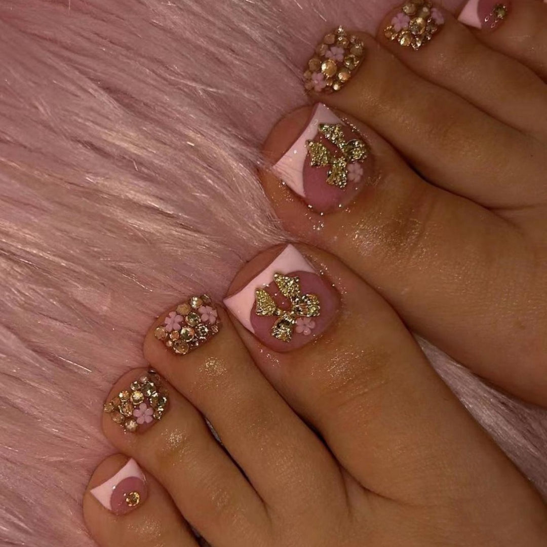 Floral Nail Design Enhancements Kalsten