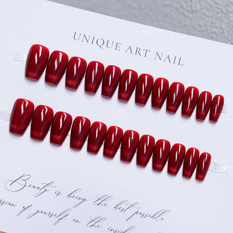Glossy Press-On Nail Set