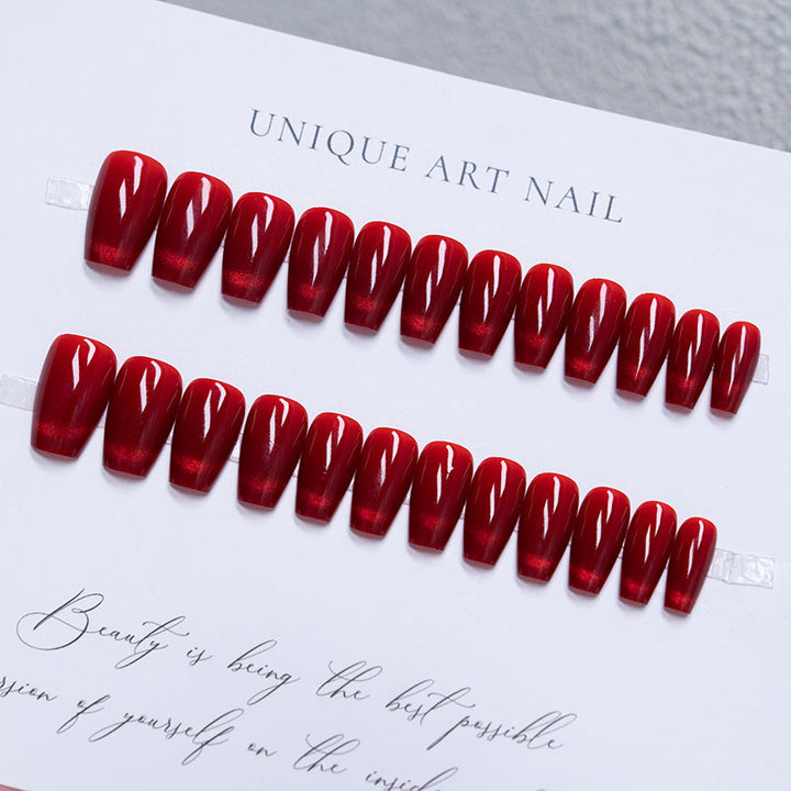 Glossy Press-On Nail Set
