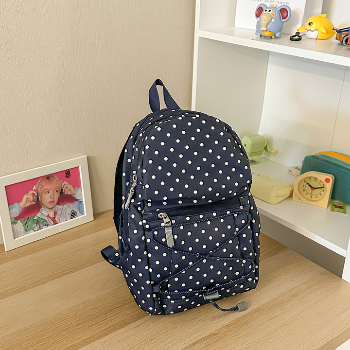 Stylish Polka Dot Backpack Kalsten