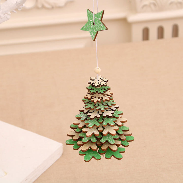Elegant Wooden Star Ornament Kalsten