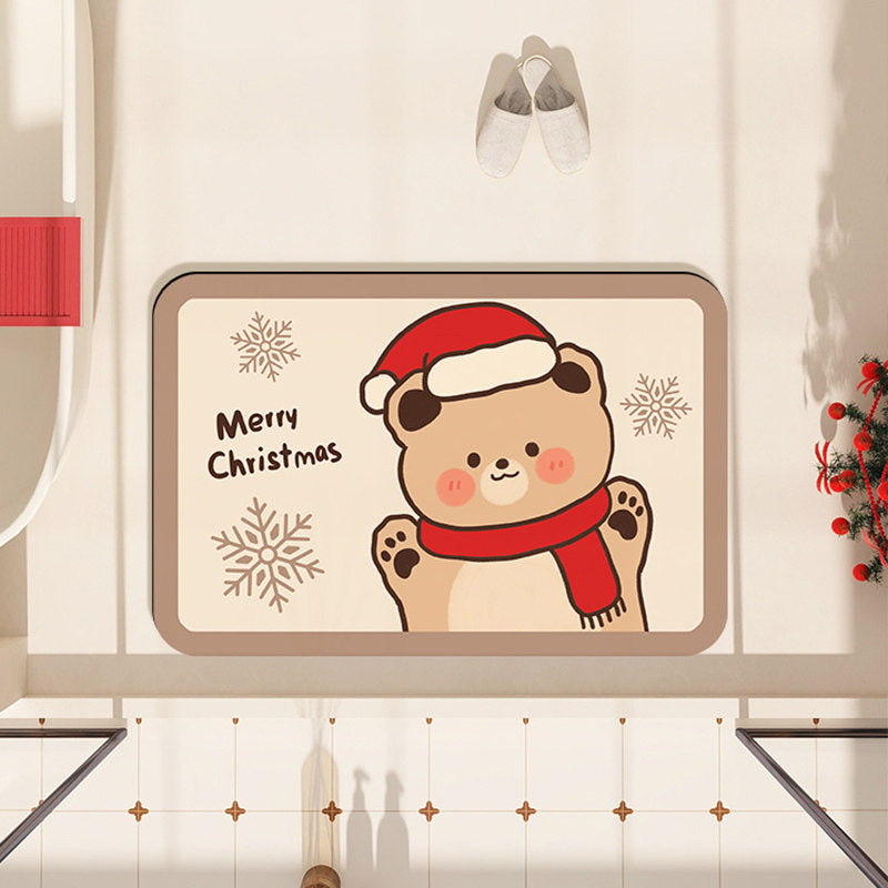 Christmas-Themed Decorative Mat