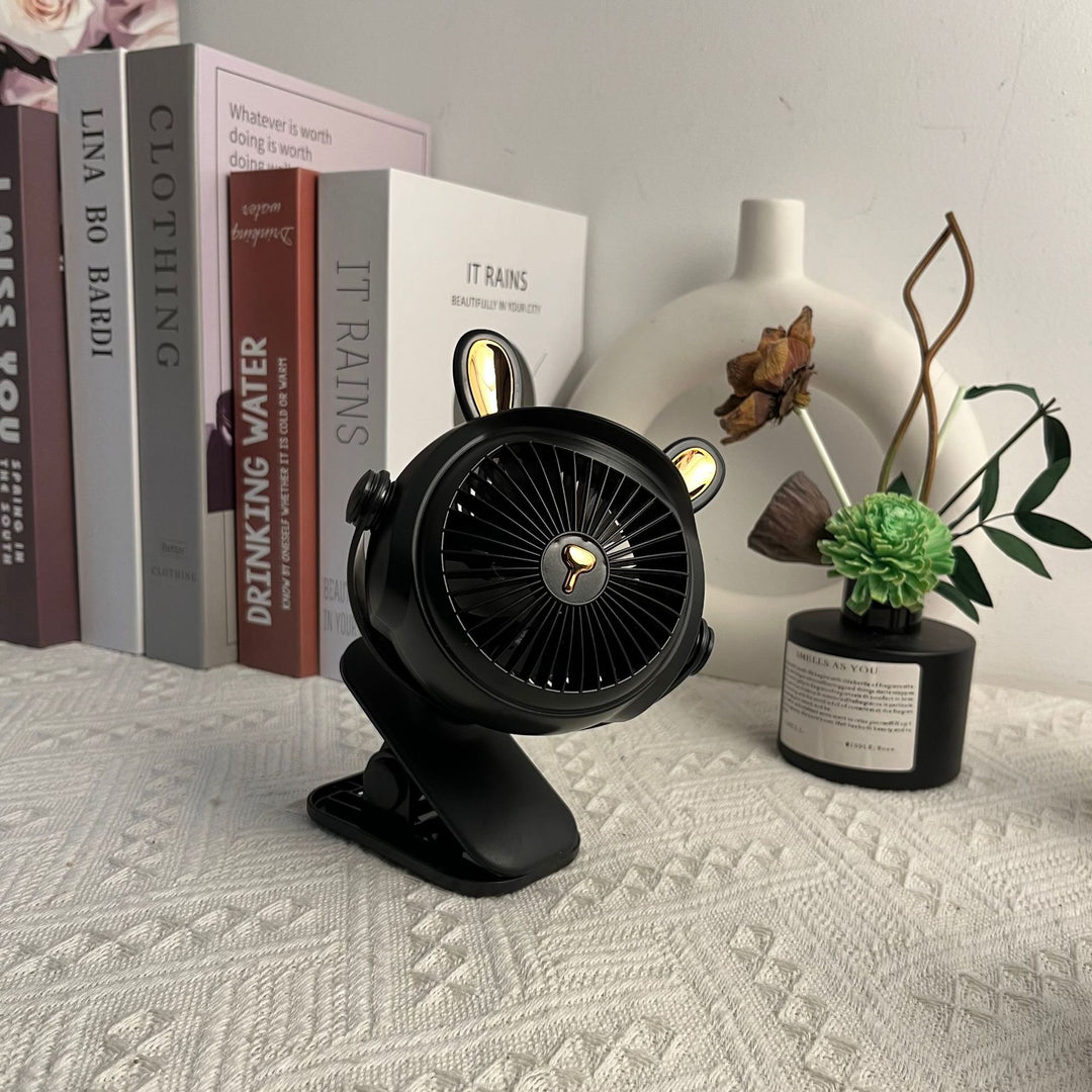 Cute Animal-Themed Portable Desk Fan Kalsten
